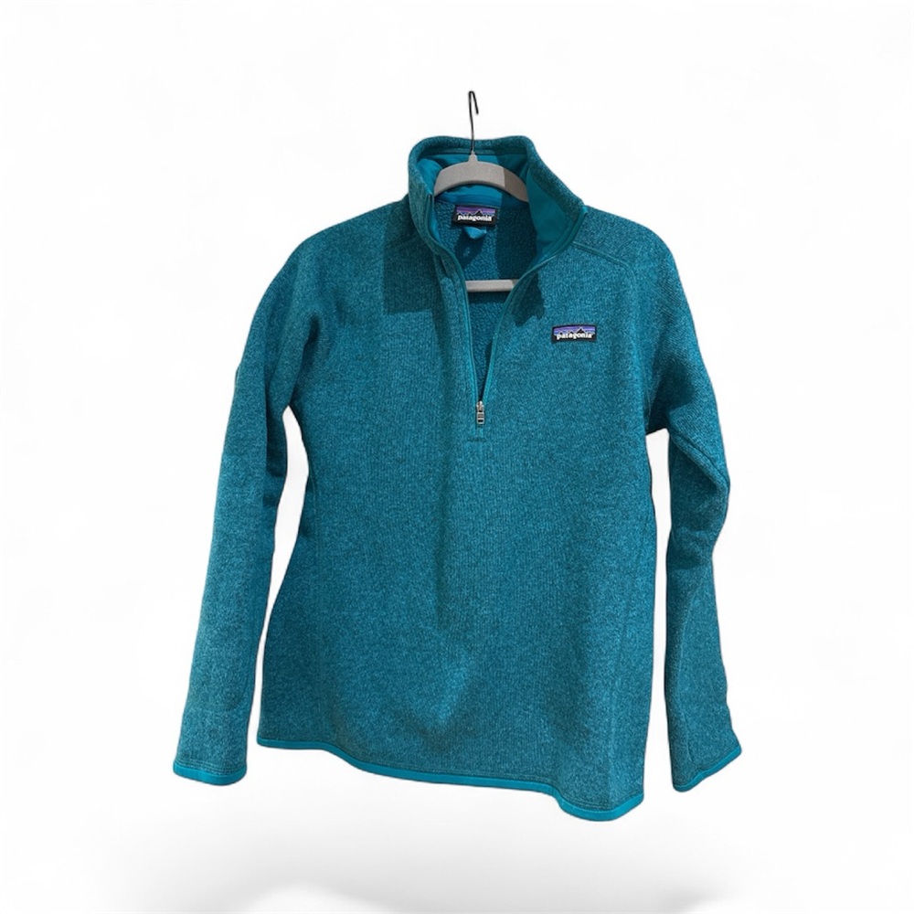 Patagonia Heathered Teal Fleece Jacket